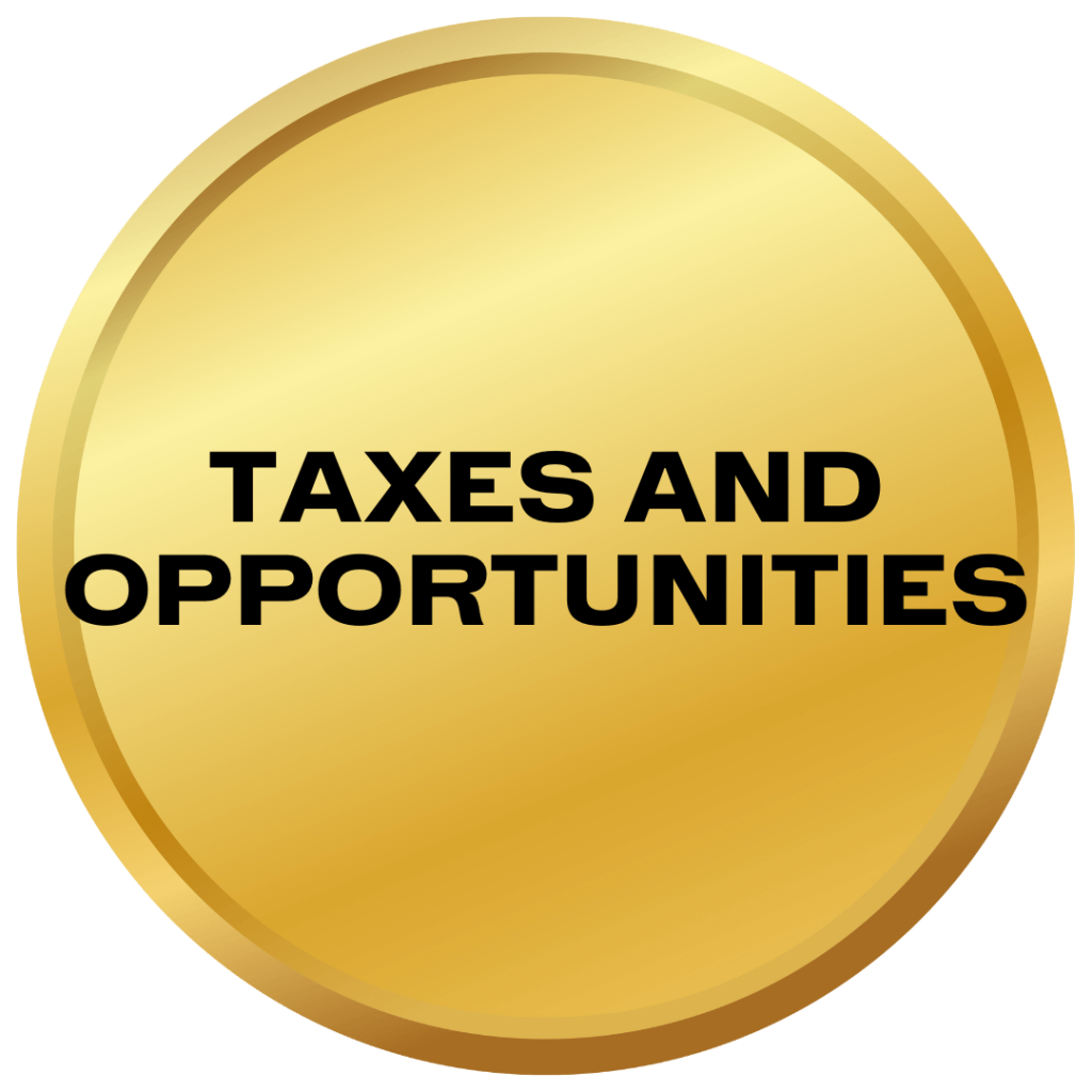 taxes and opportunities